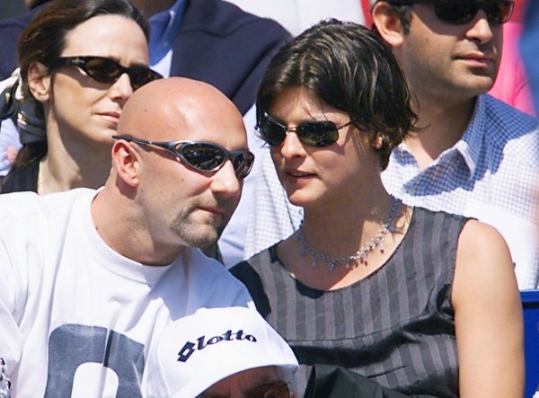 Linda Evangelista i Fabien Barthez