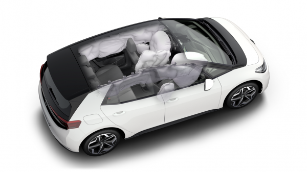 VW ID.3 - zračni jastuci u kabini