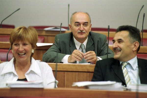 Ruža Tomašić, Slaven Letica i Pero Kovačević