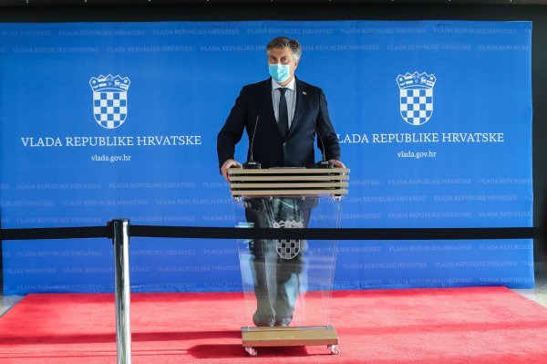 Zagreb: Izjava za medije premijera Andreja Plenkovića