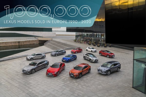 Lexusova prodaja u Europi premašila 1 milijun vozila
