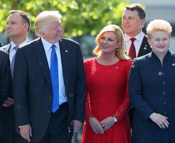 Kolinda Grabar Kitarović, Donald Trump