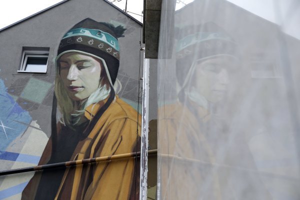 Zagreb: Lonac i Chez 186 napravili su novi mural na fasadi kuće u Koranskoj ulici