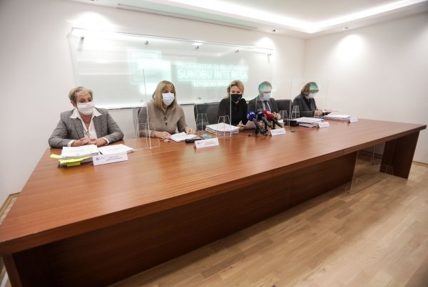 Zagreb: Sjednica Povjerenstva o sukobu interesa