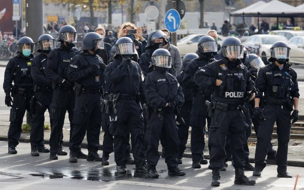 Prosvjedi u Frankfurtu