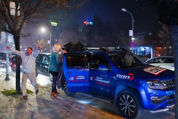 Slavlje na ulicama Banja Luke nakon pobjede Stanivukovića