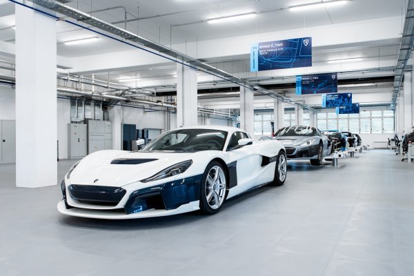 Rimac C_Two - prototip na liniji za sastavljanje