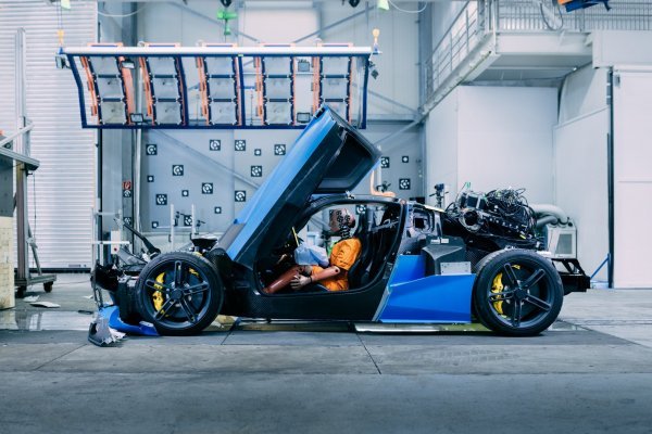 Rimac C_Two - prototip na crash testiranjima