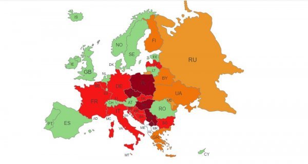 Karta cijepljenja, izvor: http://efvv.eu/