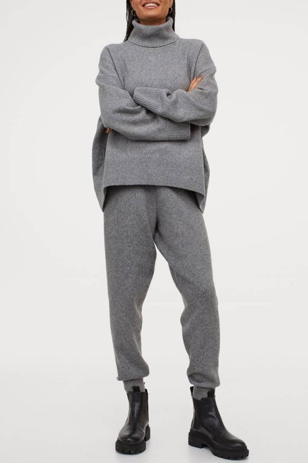 H&M pletene hlače i vesta