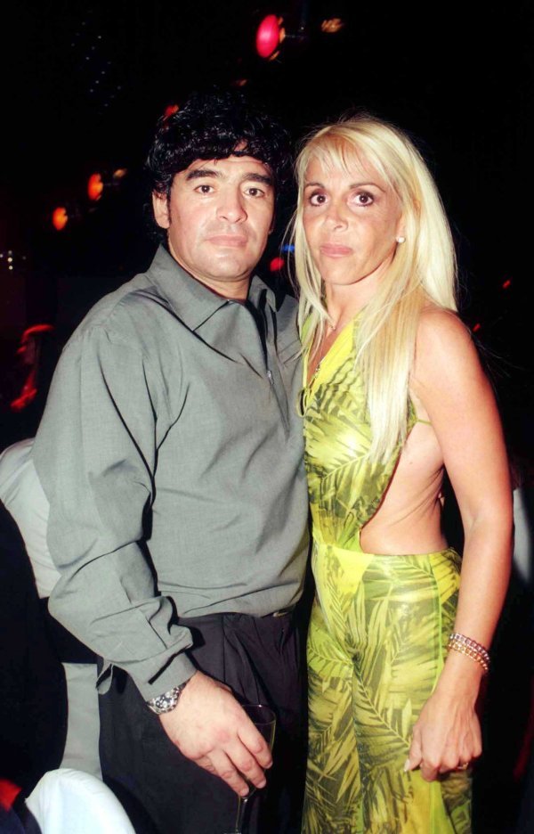Diego Maradona i prva supruga Claudia Villafañe