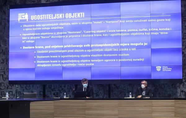 Vlada RH predstavila nove mjere za suzbijanje pandemije koronavirusa
