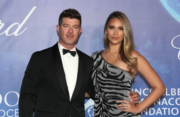 Robin Thicke i April Love Geary