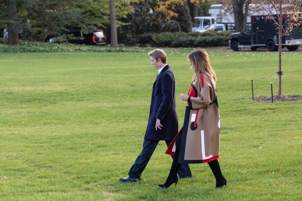 Melania i Barron Trump