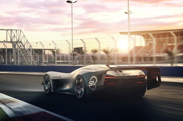 Jaguar Vision Gran Turismo SV je potpuno električni virtualni trkaći endurance automobil za video igru Gran Turismo