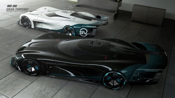 Jaguar Vision Gran Turismo SV je potpuno električni virtualni trkaći endurance automobil za video igru Gran Turismo