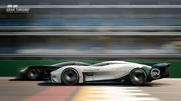 Jaguar Vision Gran Turismo SV je potpuno električni virtualni trkaći endurance automobil za video igru Gran Turismo