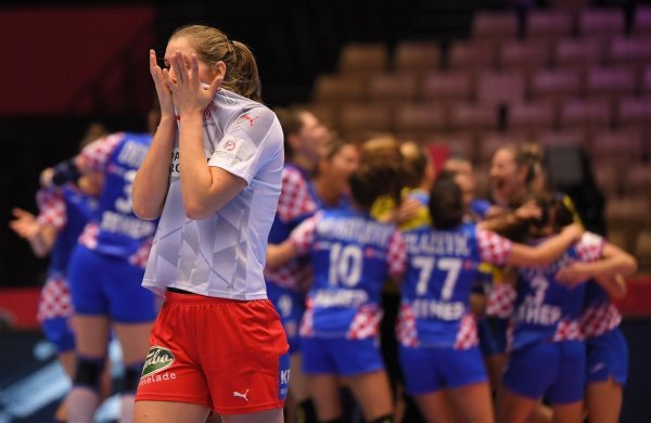 Hrvatska - Danska, EP rukometašica 2020., tuga danskih rukometašica