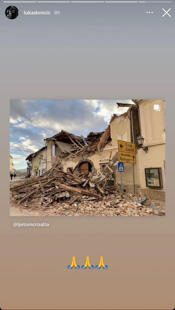 Dončićeva objava na Instagramu