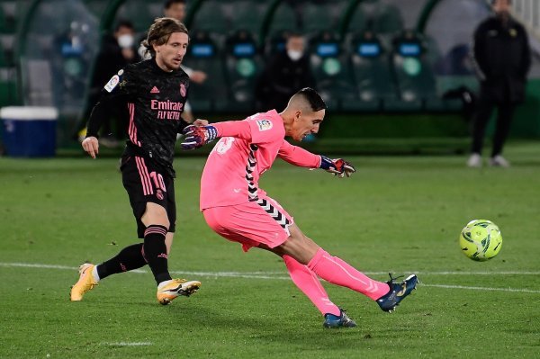 Elche - Real Madrid, španjolska liga, 30.12.2020. luka modrić