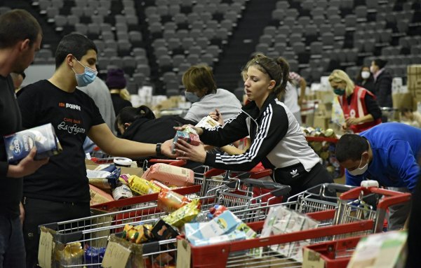 Prikupljanje pomoći u Spaladium Areni