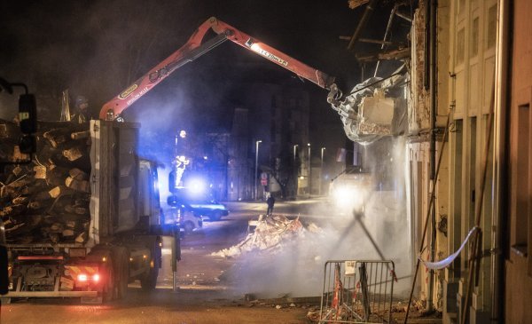 Centar Petrinje na Silvestrovo