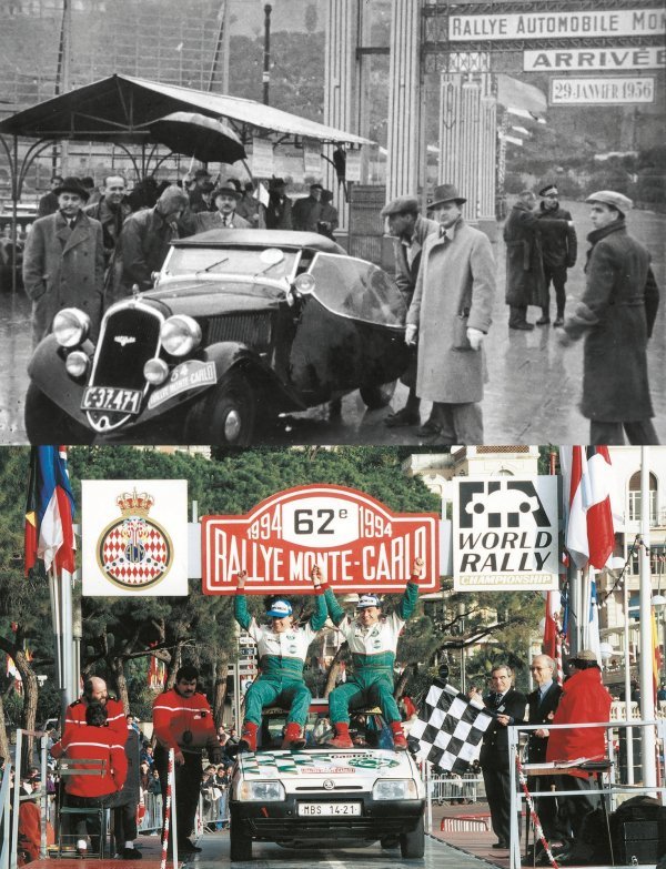 Prije gotovo 85 godina, 2. veljače 1936. godine, Škoda Popular Sport je osvojio 2. mjesto na reliju Monte Carlo, a Favorit 136 L je 4 puta pobijedila od 1991. do 1994.