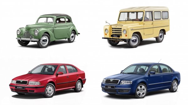 25 godina prve moderne generacije modela Octavia i debi modela Superb prije 20 godina, Škoda 1101/1102 'TUDOR' slavi svoj 75. rođendan, a off-road model TREKKA svoj 55. rođendan