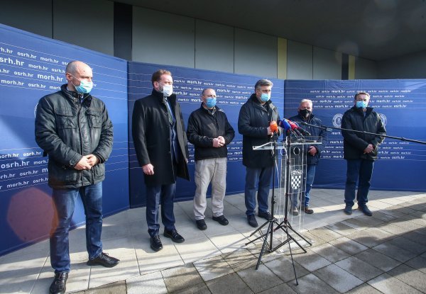 Boris Milošević, Mario Banožić, Tomo Medved, Andrej Plenković, Darinko Dumbović, Ivo Žinić