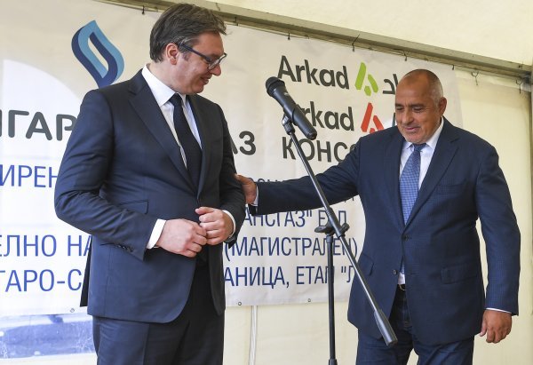 Aleksandar Vučić i Bojko Borisov