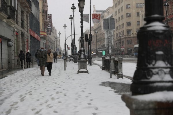 Snježna mećava pogodila Madrid