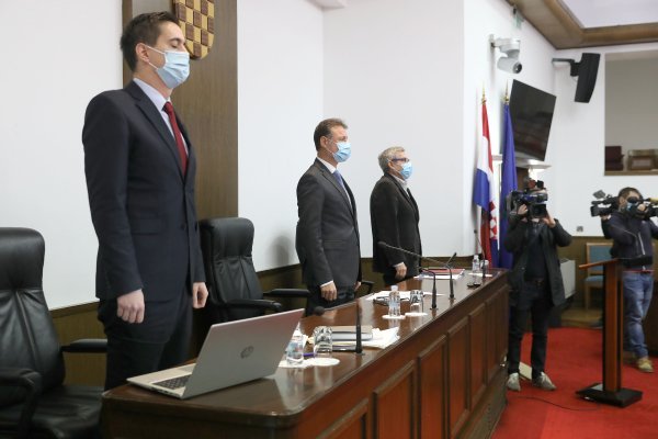 Zagreb: Sjednica Predsjedništva Hrvatskog sabora s Klubovima zastupnika