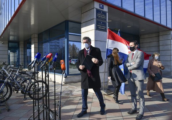 Konferenciju za medije Radovana Fuchsa