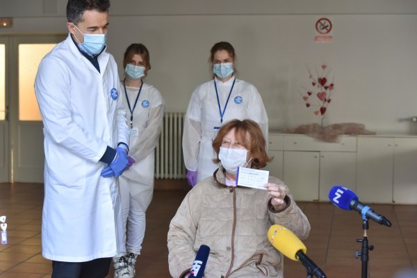 Umirovljenica koja se prva u Hrvatskoj cijepila protiv covida, primila i drugu dozu