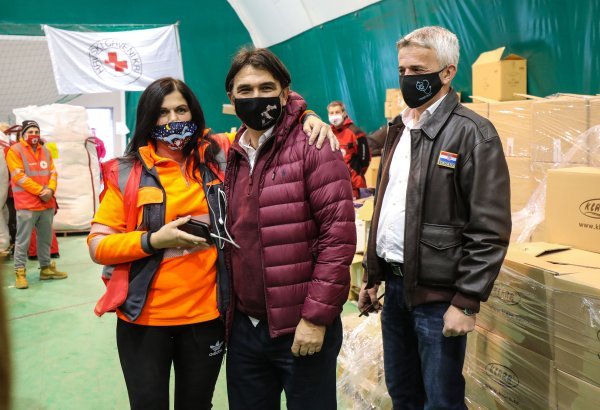 Zlatko Dalić dopratio humanitarni konvoj iz Livna u Petrinju