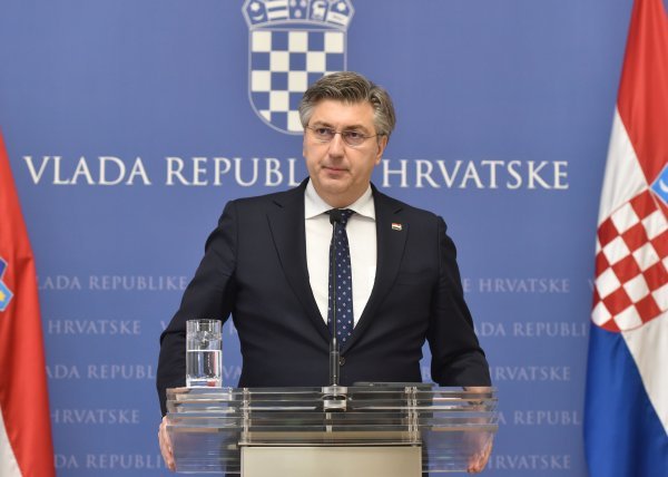 Premijer Andrej Plenković održao je konferenciju za medije u Vladi RH