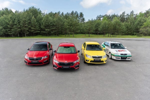 Četiri generacije Škode Octavije RS, prije facelift verzije iz 2024.