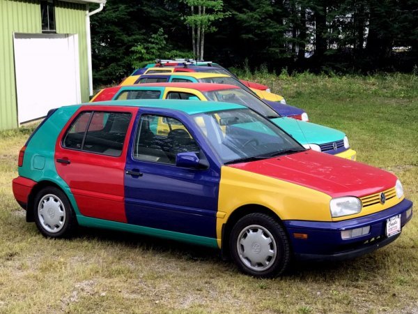 VW Golf Harlequin za tržište SAD-a iz 1996.