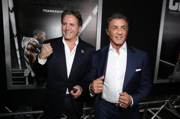 Frank i Sylvester Stallone