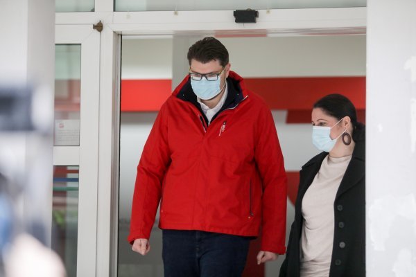 Marija Lugarić i Peđa Grbin dali izjave nakon sjednice Glavnog odbora SDP-a