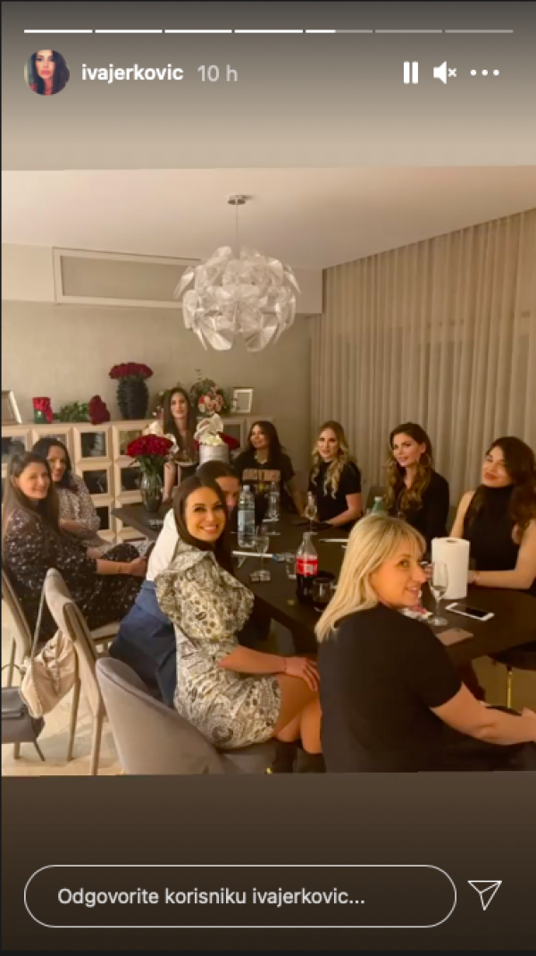 Iva Šarić na rođendanskoj proslavi