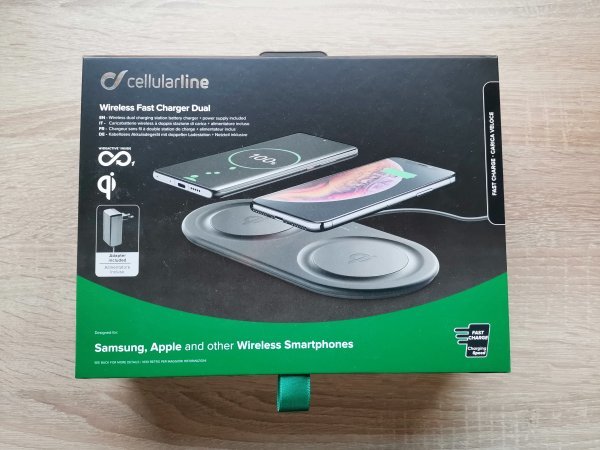 Cellularline Wireless Fast Charger Dual