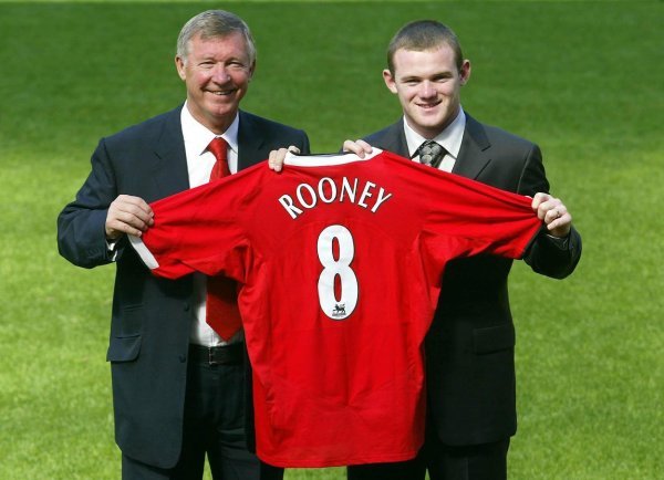 Wayne Rooney sir Alex Ferguson