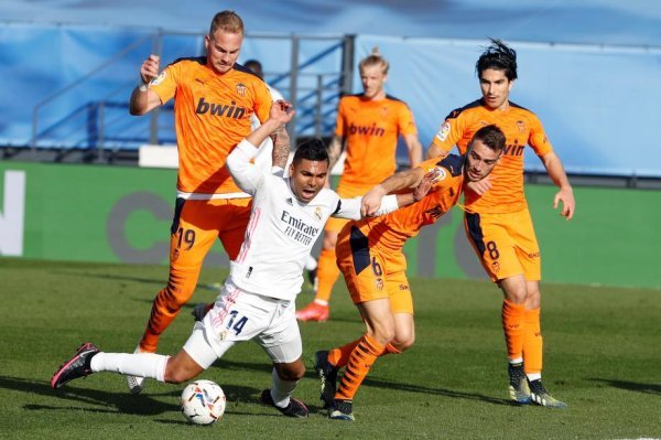 Real Madrid - FC Valencia 2:0; španjolska liga; 14.2.2021.