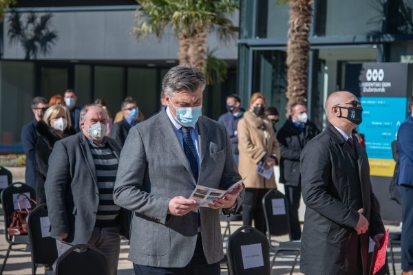 Andrej Plenković na otvorenju studentskog doma u Dubrovniku