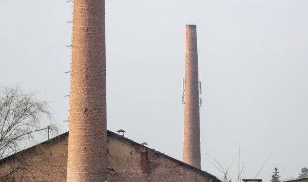 Pripreme za rušenje dimnjaka Ciglane Črnomerec