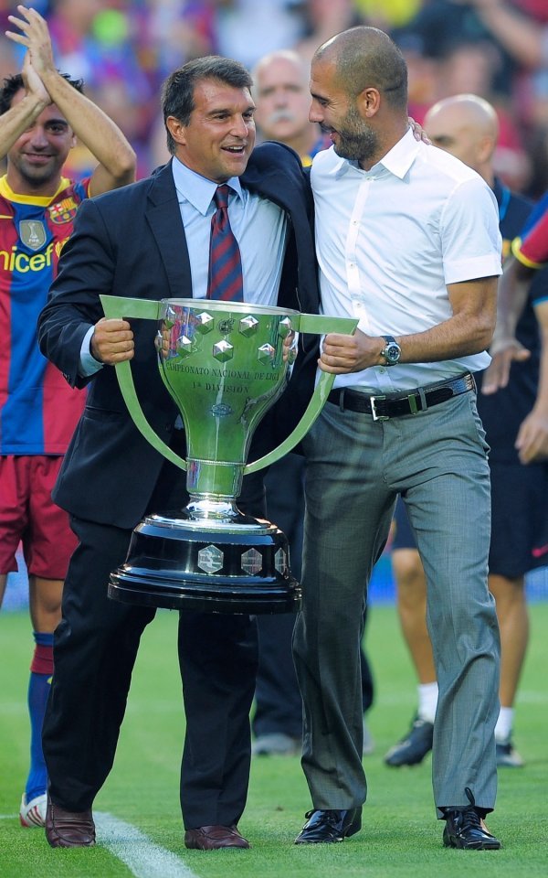 Joan Laporta i Pep Guardiola FC Barcelona