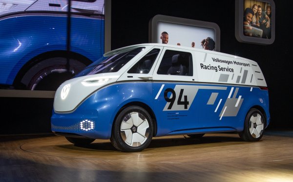 Volkswagen showcar ID. BUZZ Cargo na autosalonu Los Angeles (2018.)