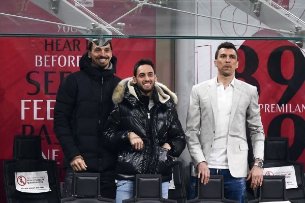 Ibrahimović, Calhanoglu, Mandžukić