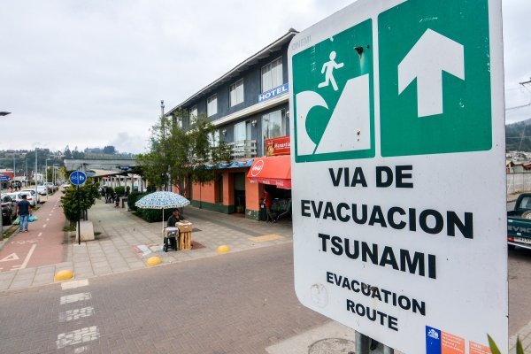 Ruta za evakuaciju u slučaju cunamija u Čileu